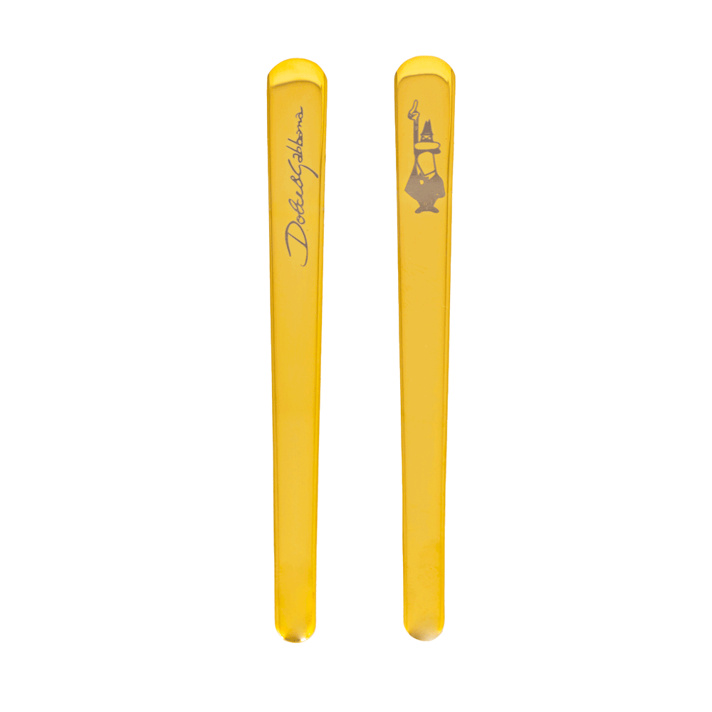 Bialetti and Dolce & Gabbana Sicilian - Box Moka Express 2 cups, 2 porcelain cups and 2 golden stirrers - Image 4