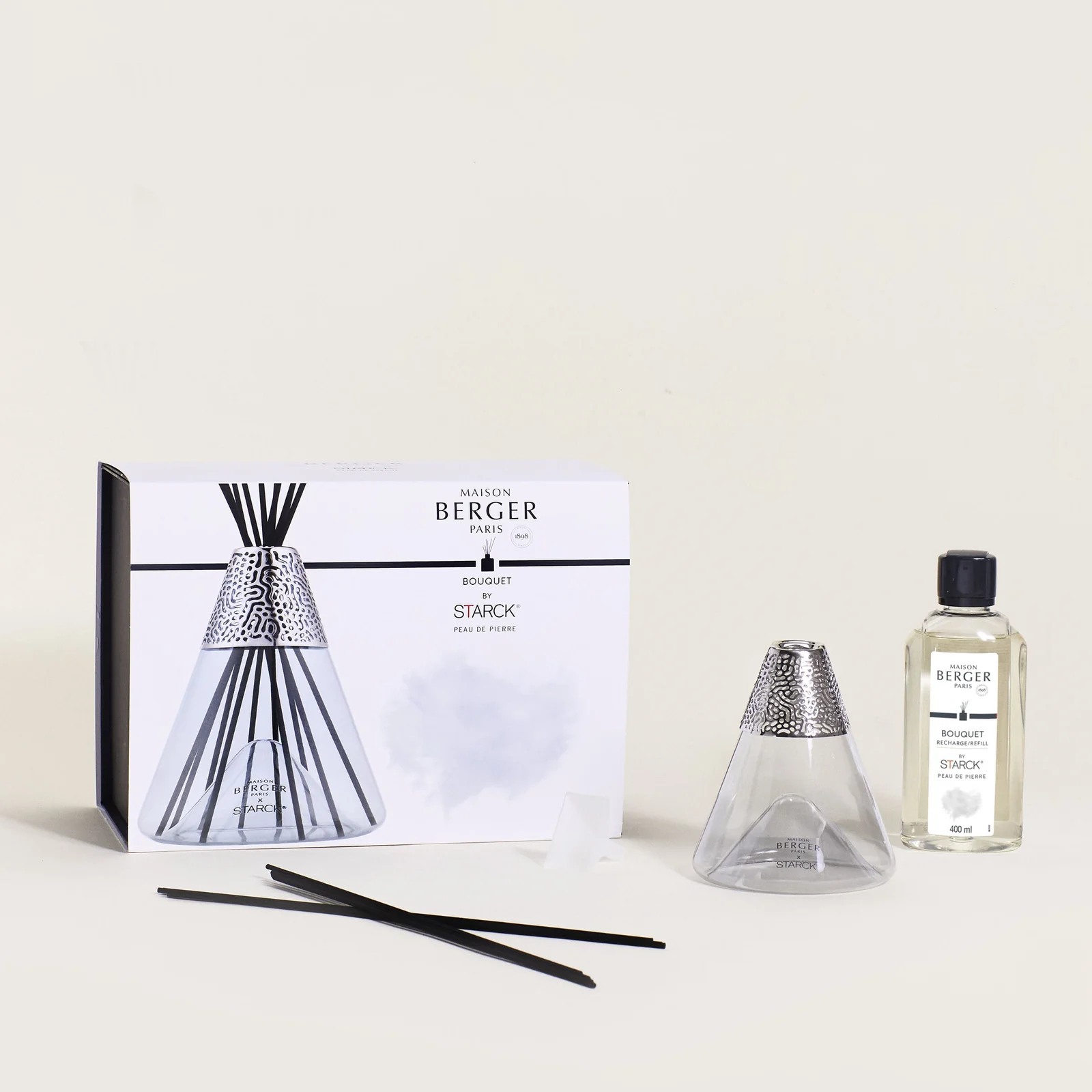 Maison Berger Paris Peau de Pierre Scented Bouquet by Starck - Difuzer - Image 2